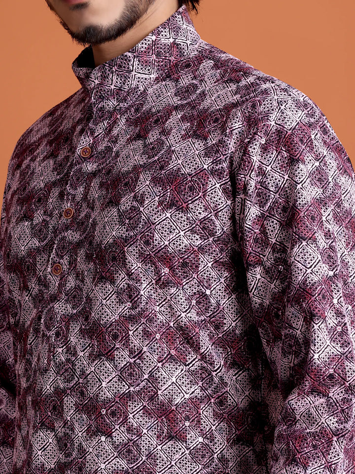 Kurta for Men (Square Pattern)