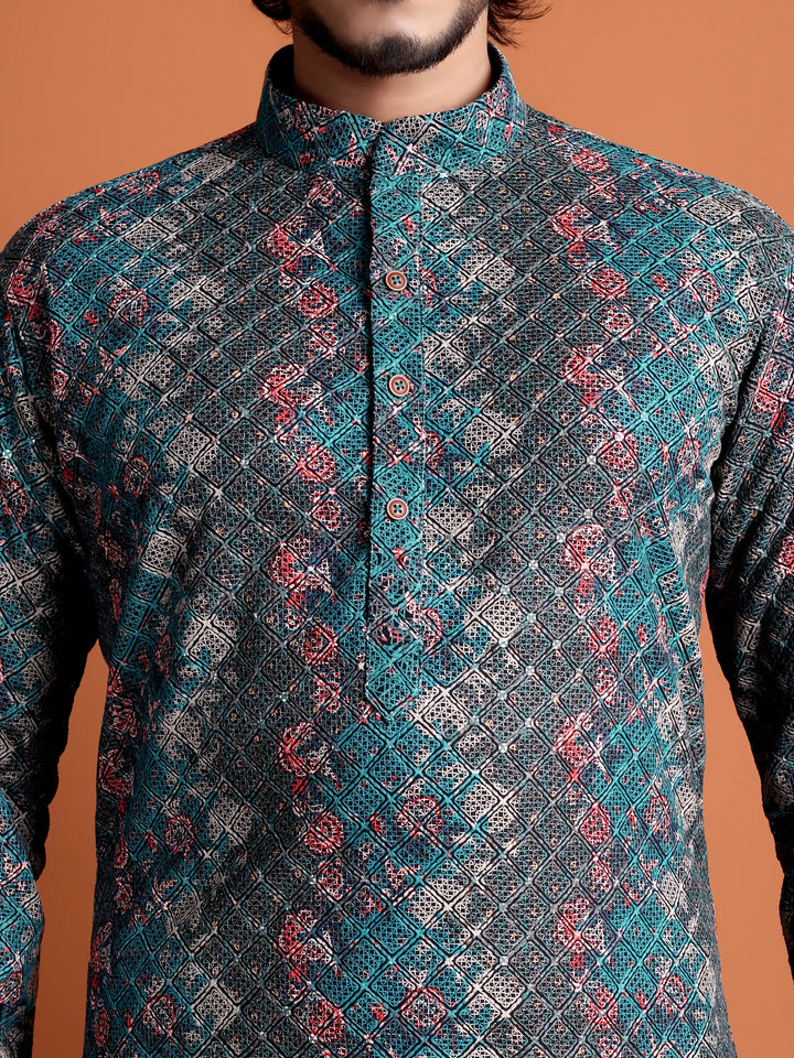 Kurta for Men (Square Pattern)